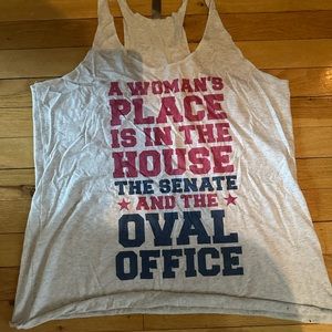 Etsy TShirt - XL - A Woman's Place Is In the House, Senate, and Oval Office